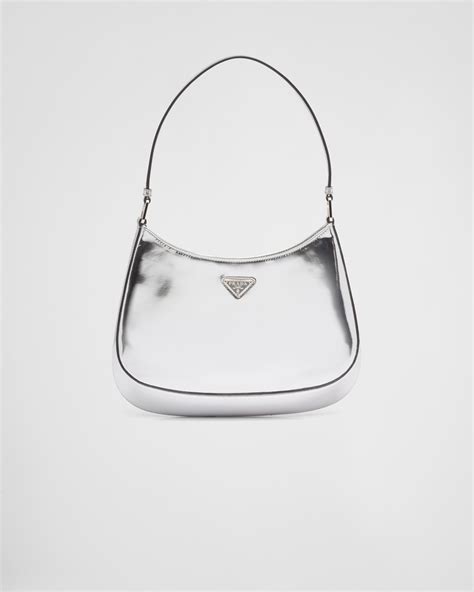 silver prada bag mini|saks Prada shoulder bag.